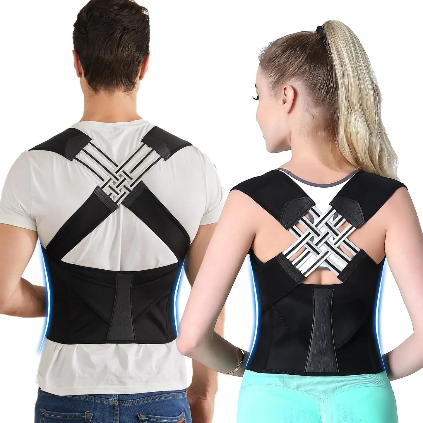 Cross Mesh Back Posture Corrector