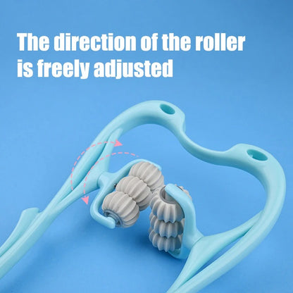 Six-Wheel Manual Neck Massager