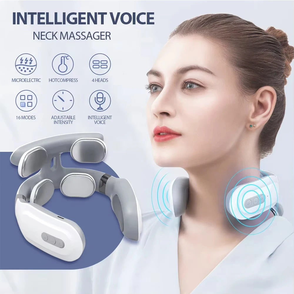 4-head Cervical Neck Massager
