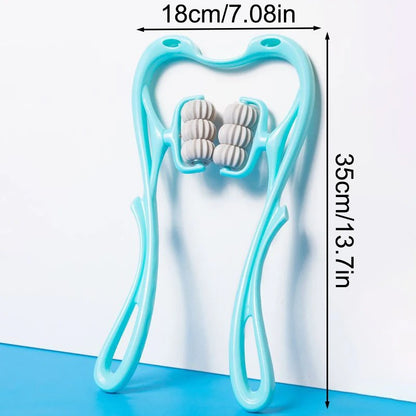 Six-Wheel Manual Neck Massager